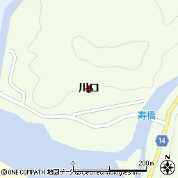 新潟県東蒲原郡阿賀町川口周辺の地図