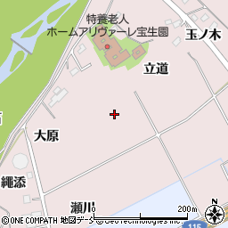 福島県福島市上名倉（大原）周辺の地図