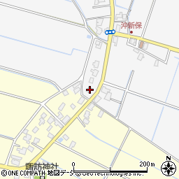 新潟県新潟市南区沖新保420周辺の地図