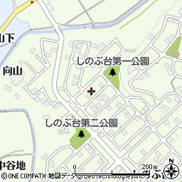 福島県福島市上鳥渡しのぶ台9周辺の地図