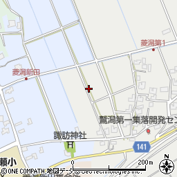 新潟県新潟市南区菱潟2392周辺の地図