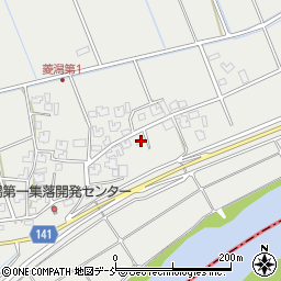 新潟県新潟市南区菱潟323周辺の地図