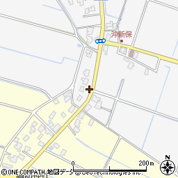 新潟県新潟市南区沖新保419-2周辺の地図