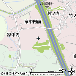 福島県福島市大森（八幡南）周辺の地図