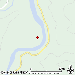 福島県耶麻郡西会津町奥川大字飯根殿畑周辺の地図