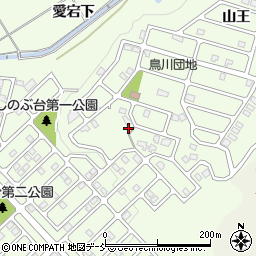 福島県福島市上鳥渡しのぶ台26周辺の地図