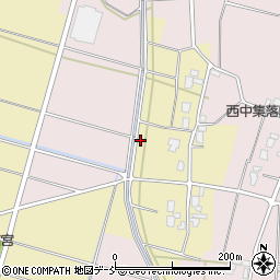 新潟県新潟市西蒲区北野周辺の地図