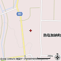 福島県喜多方市熱塩加納町米岡田中周辺の地図