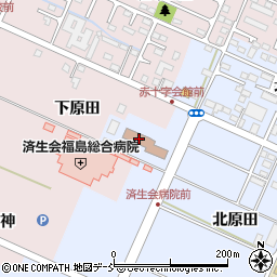 日本赤十字社　福島県支部・総務課周辺の地図