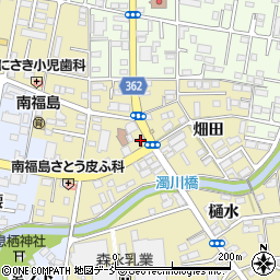東日本学院南福島校周辺の地図
