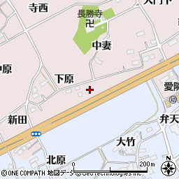 福島県福島市上名倉天王前周辺の地図