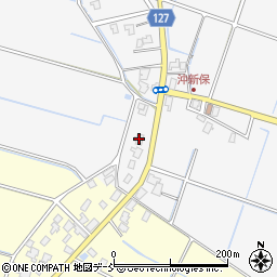 新潟県新潟市南区沖新保417周辺の地図