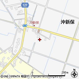 新潟県新潟市南区沖新保410周辺の地図