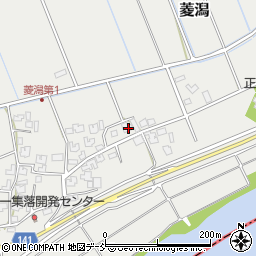 新潟県新潟市南区菱潟346周辺の地図