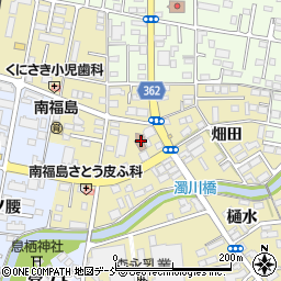 福島市役所杉妻支所周辺の地図