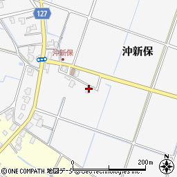 新潟県新潟市南区沖新保407周辺の地図