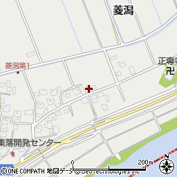 新潟県新潟市南区菱潟121周辺の地図