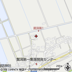 新潟県新潟市南区菱潟252周辺の地図