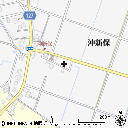 新潟県新潟市南区沖新保317周辺の地図