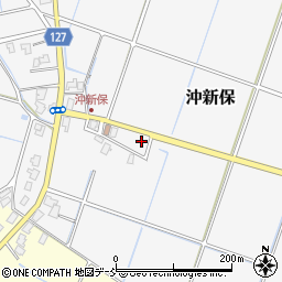 新潟県新潟市南区沖新保597周辺の地図