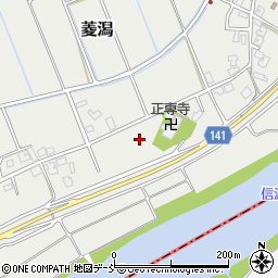 新潟県新潟市南区菱潟557周辺の地図