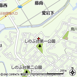 福島県福島市上鳥渡しのぶ台6周辺の地図