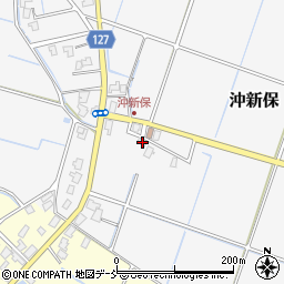 新潟県新潟市南区沖新保412周辺の地図