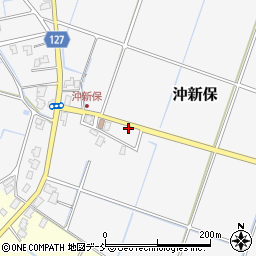 新潟県新潟市南区沖新保629周辺の地図