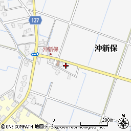 新潟県新潟市南区沖新保316周辺の地図