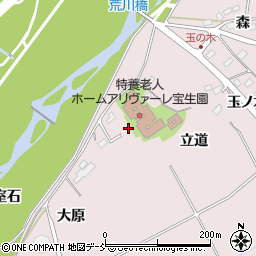 福島県福島市上名倉玉後周辺の地図