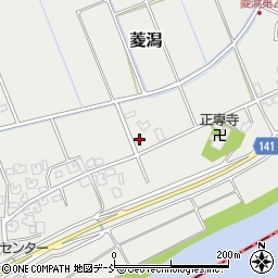新潟県新潟市南区菱潟145周辺の地図