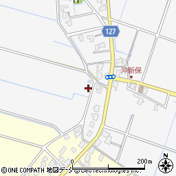 新潟県新潟市南区沖新保812周辺の地図