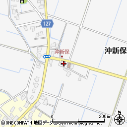 新潟県新潟市南区沖新保631周辺の地図