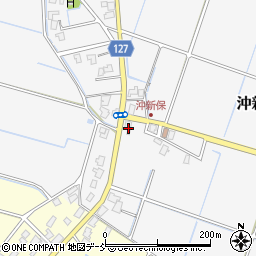 新潟県新潟市南区沖新保302周辺の地図