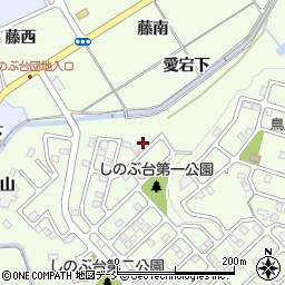 福島県福島市上鳥渡しのぶ台4周辺の地図