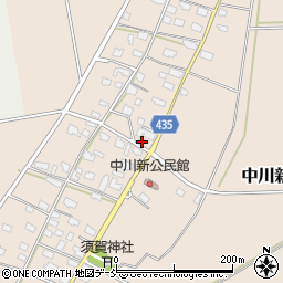 新潟県五泉市中川新2376周辺の地図