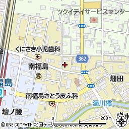 バリューレンタカー南福島駅前店周辺の地図