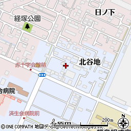 福島県福島市永井川北谷地35周辺の地図