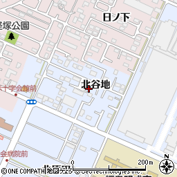 福島県福島市永井川北谷地32周辺の地図