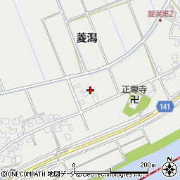 新潟県新潟市南区菱潟521周辺の地図