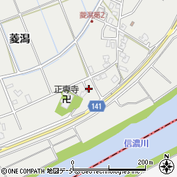 新潟県新潟市南区菱潟167周辺の地図