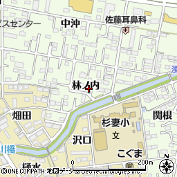 福島県福島市黒岩林ノ内28-5周辺の地図