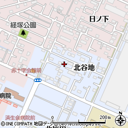 福島県福島市永井川北谷地35-1周辺の地図