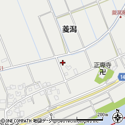 新潟県新潟市南区菱潟147周辺の地図