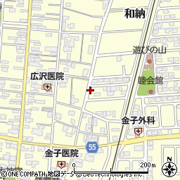 和納4区児童遊園地周辺の地図