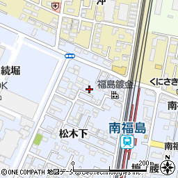 福島県福島市永井川松木下19-2周辺の地図