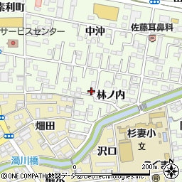 福島県福島市黒岩林ノ内24-4周辺の地図