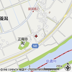 新潟県新潟市南区菱潟183周辺の地図