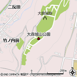 大森城山公園周辺の地図