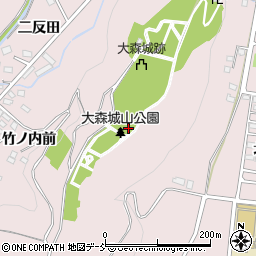 福島県福島市大森本丸周辺の地図